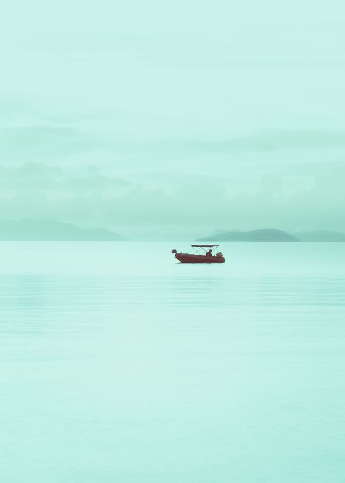 Alone on a boat