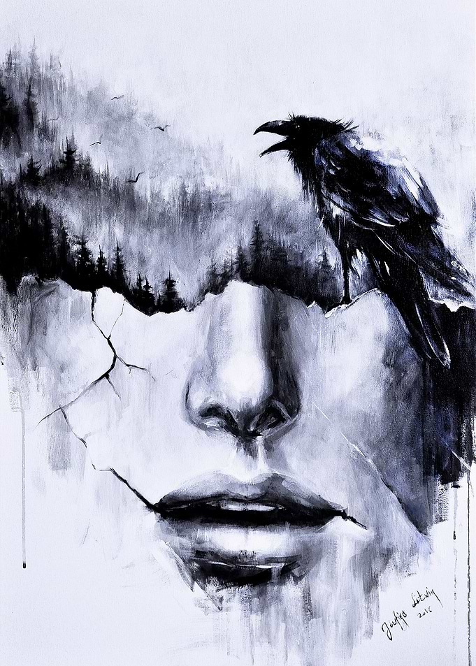 Double Exposure THE RAVEN