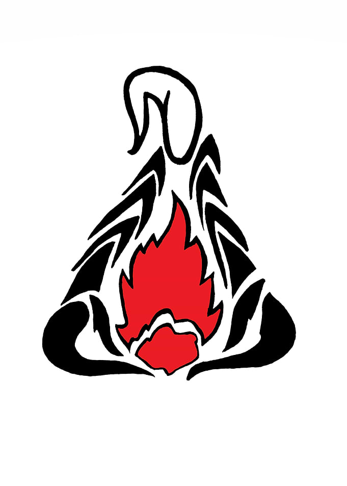 Scorpion in flame