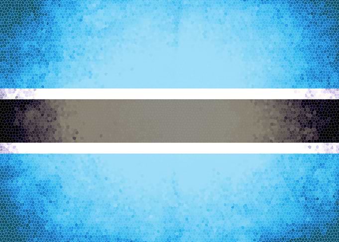 Botswana vintage flag