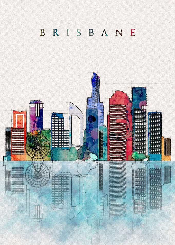 Brisbane Australia Skyline
