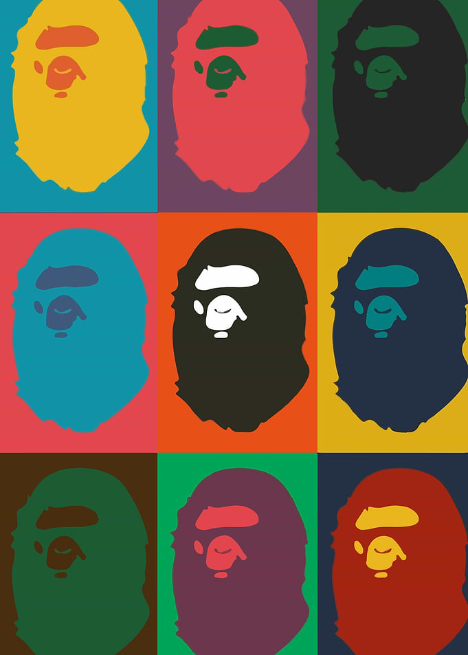bape monkey hypebeast