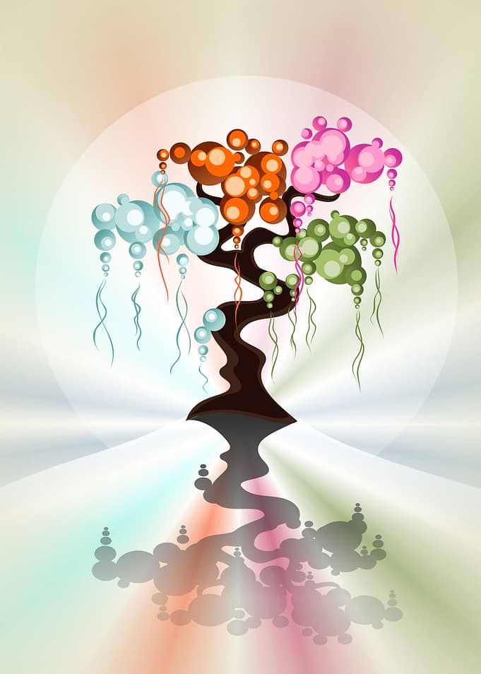 Magic Tree On Rainbow