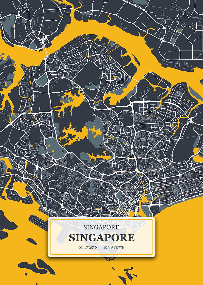 Singapore City Map