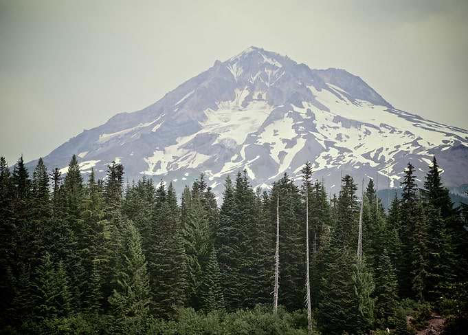 Mount Hood from Burnt Lake