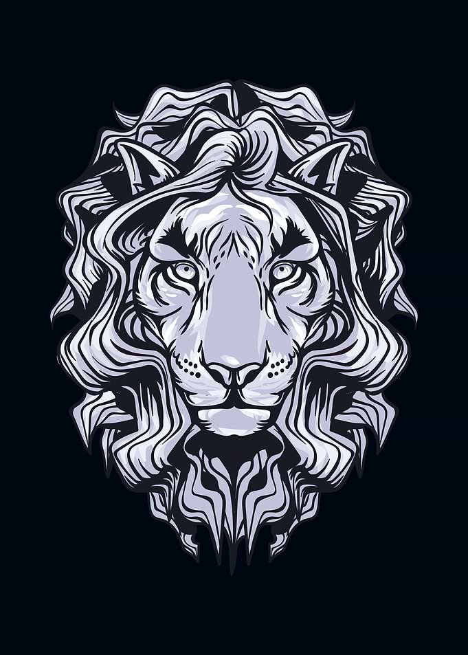 White King Lion