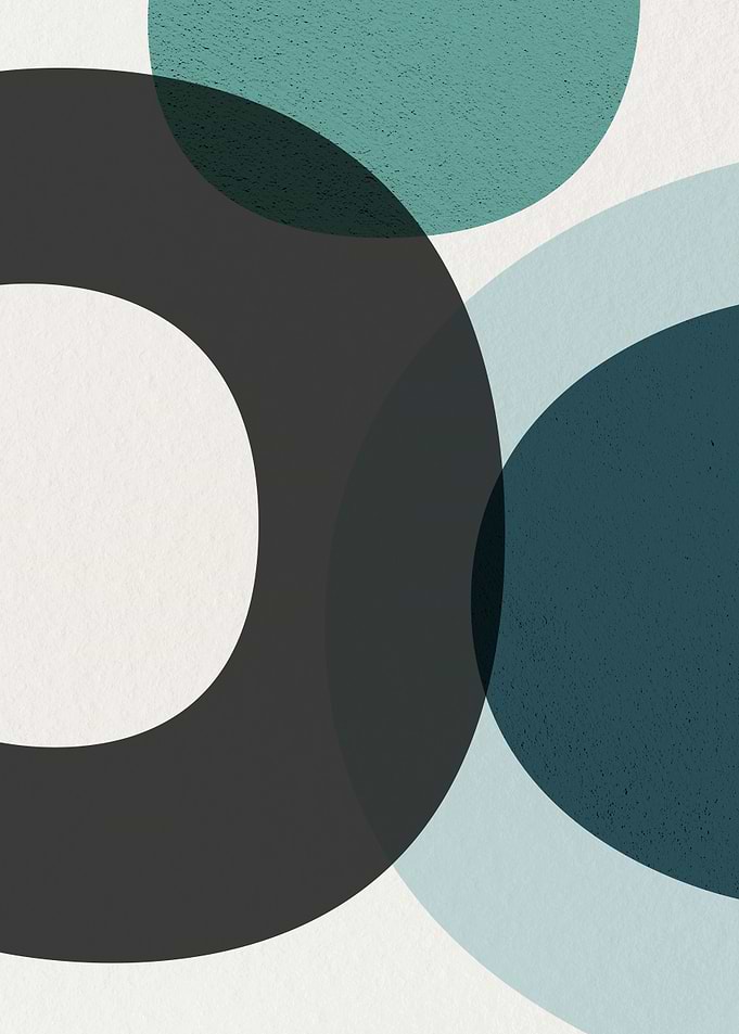 Teal Mid Century