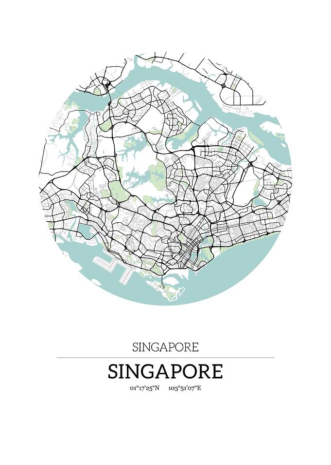 Singapore City Map