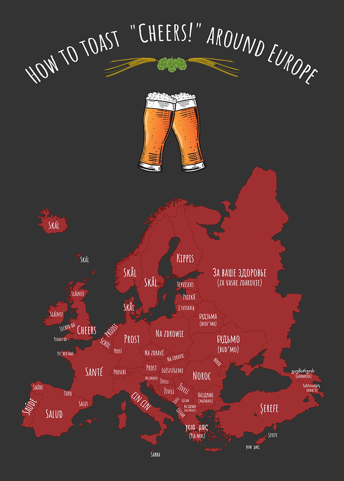 Cheers around Europe