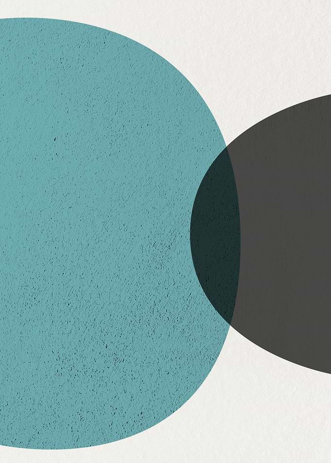 Teal Mid Century