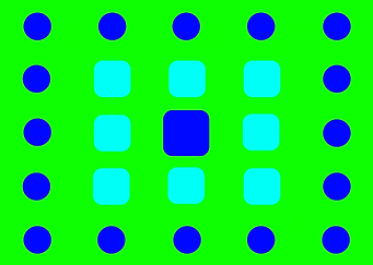 Blue Square Mix