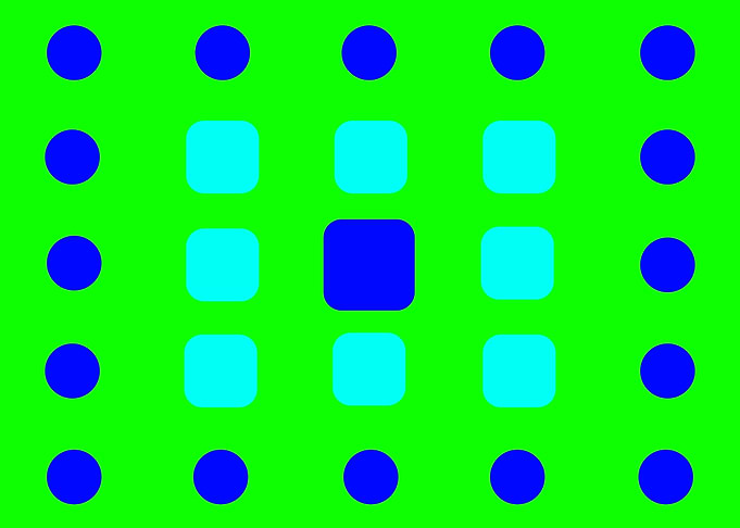 Blue Square Mix