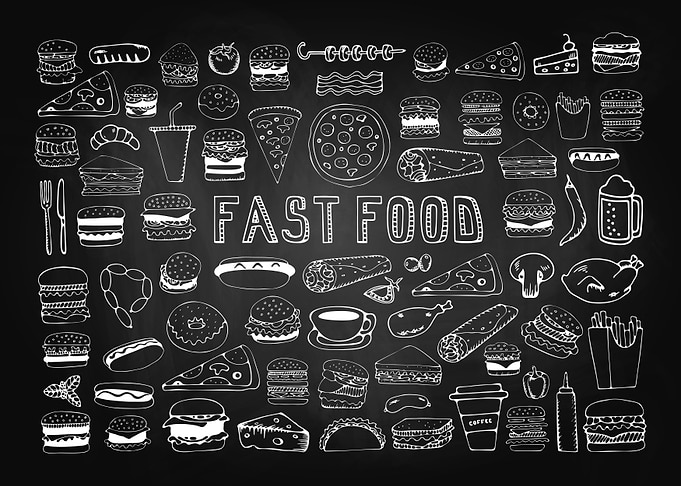 Restaurant blackboard