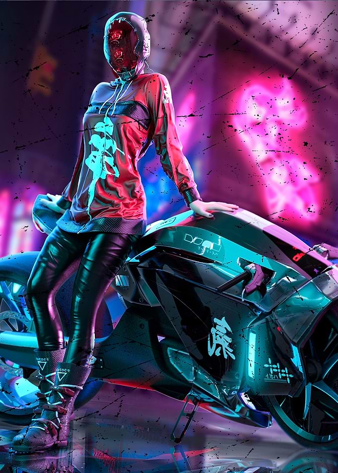 Lady Biker