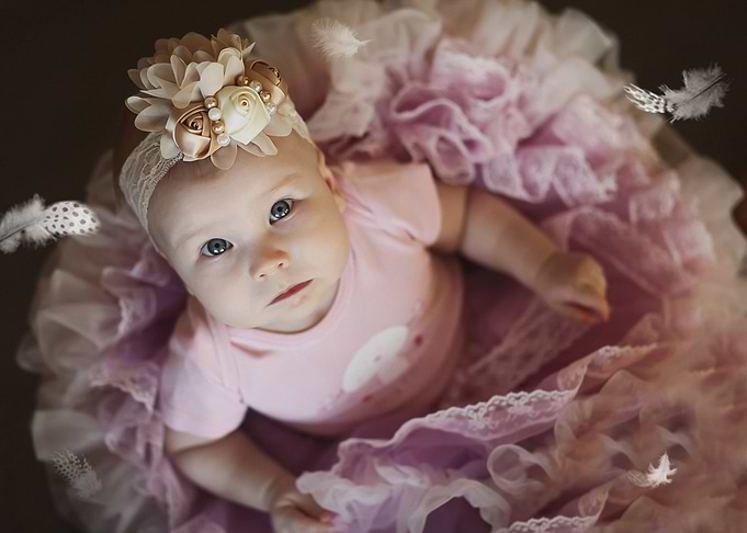 Beautiful baby girl