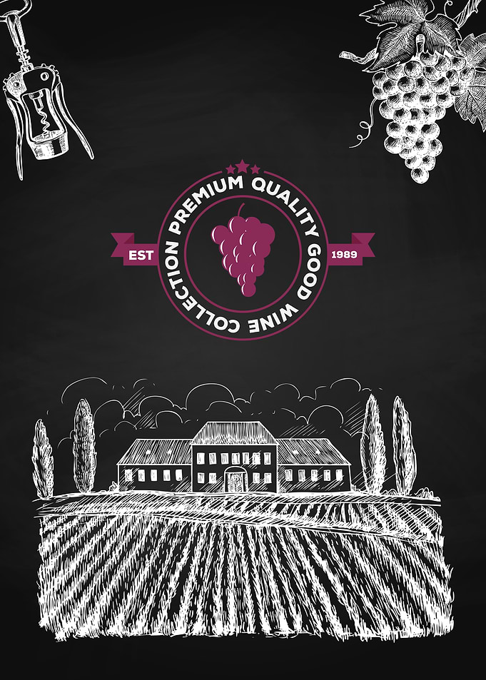Wine blackboard