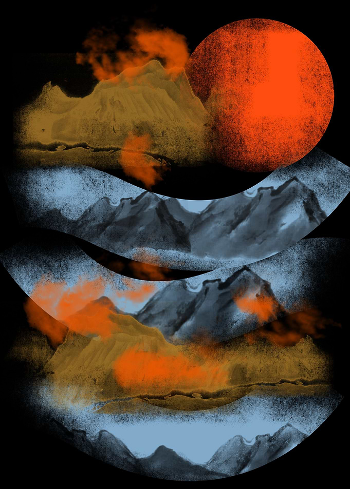 Mountains Cloudy