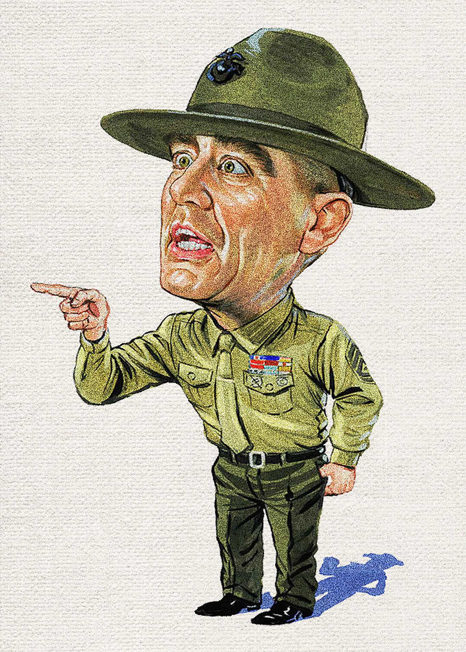 R Lee Ermey As Gunnery Ser