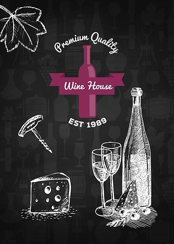 Wine blackboard