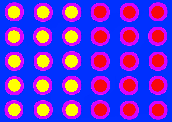Yellow and Red Spots