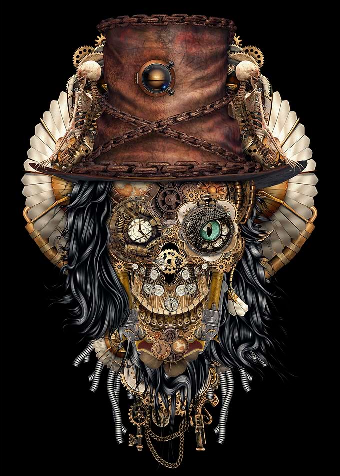 Steampunk Skull