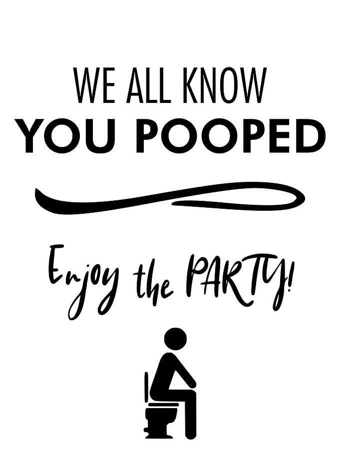 WE ALL KNOW Funny Bathroom