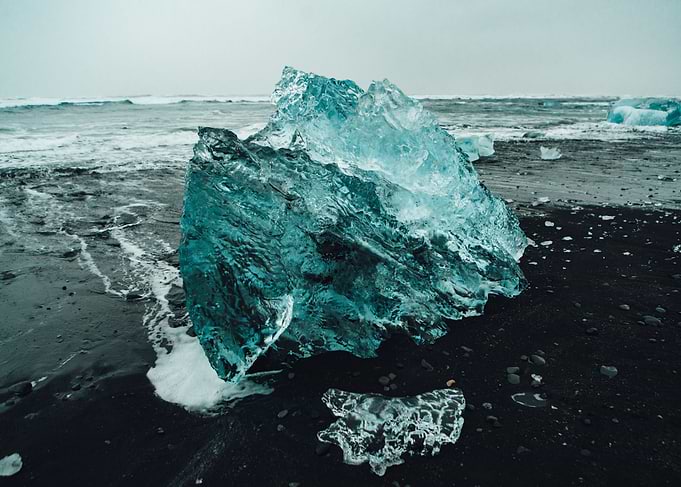 Iceberg on the Diamond Bea