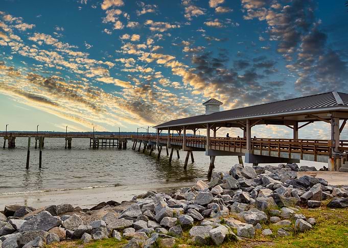 St Simons Pier at Sunset