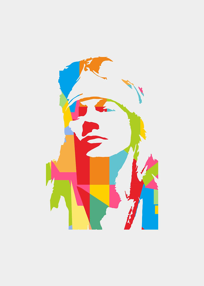 Axl Rose 2 Pop Art
