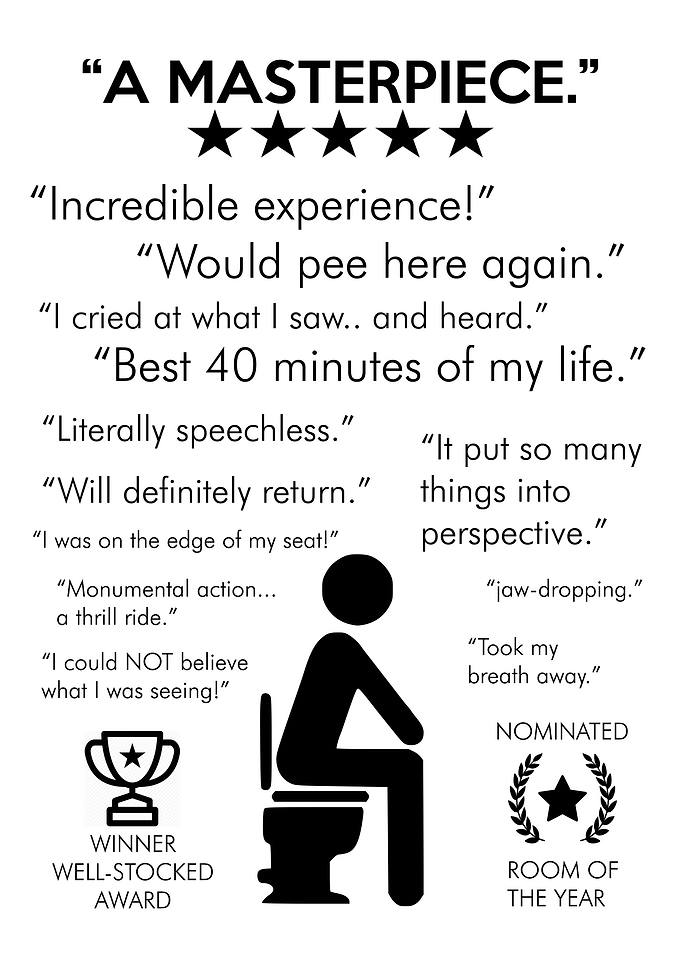 MASTERPIECE Funny Bathroom