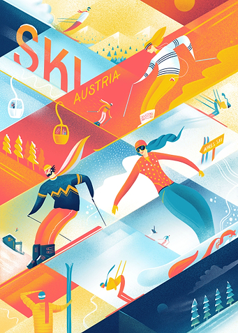 Ski the lines
