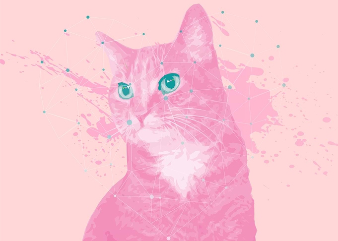 Cat with Green Eyes