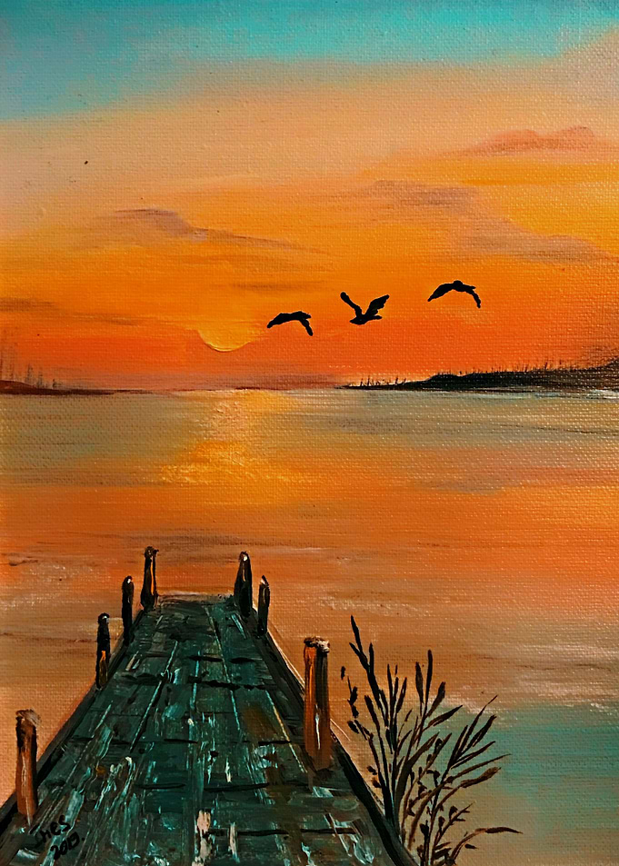 Sunset Sea View