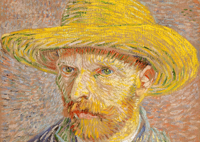 Self Portrait Straw Hat HC