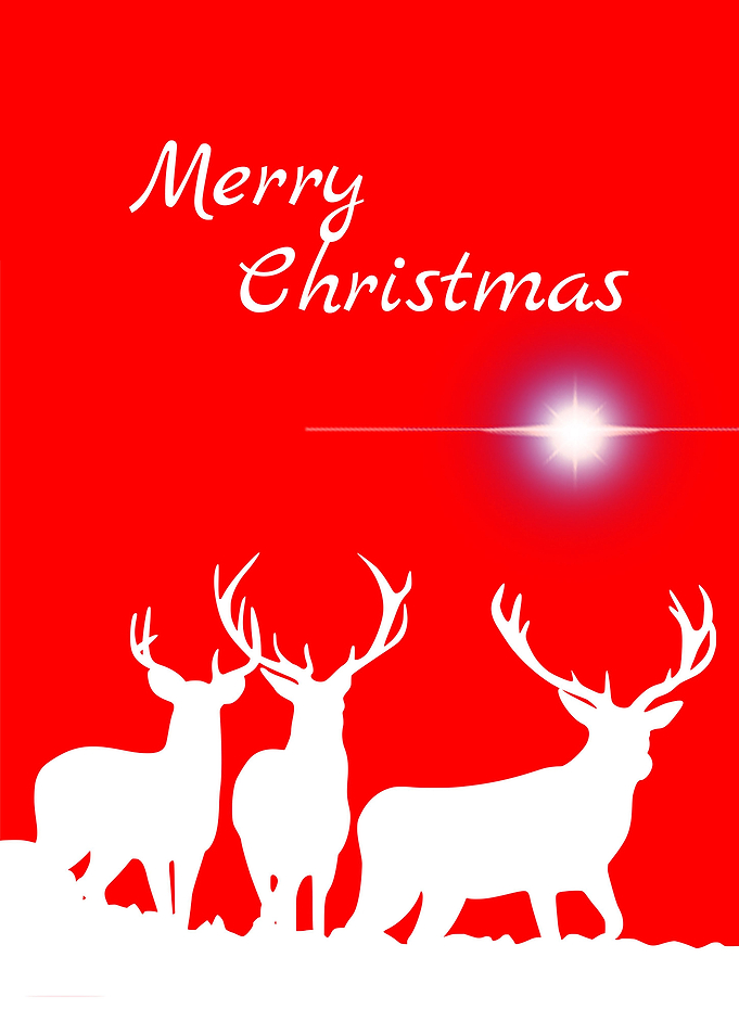 Vintage Christmas Red
