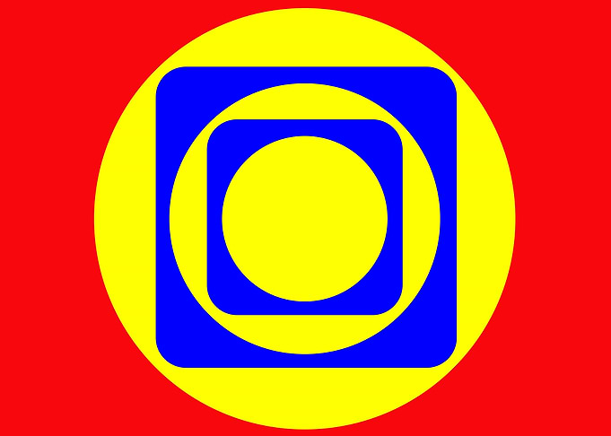 Yellow and Blue Circles