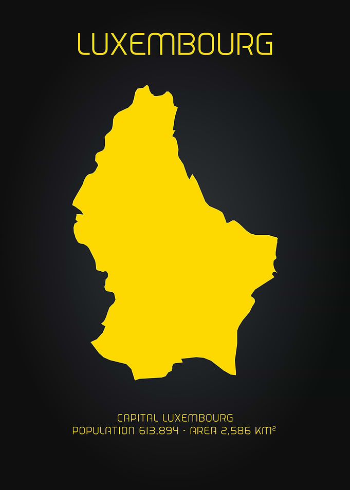Luxembourg Map