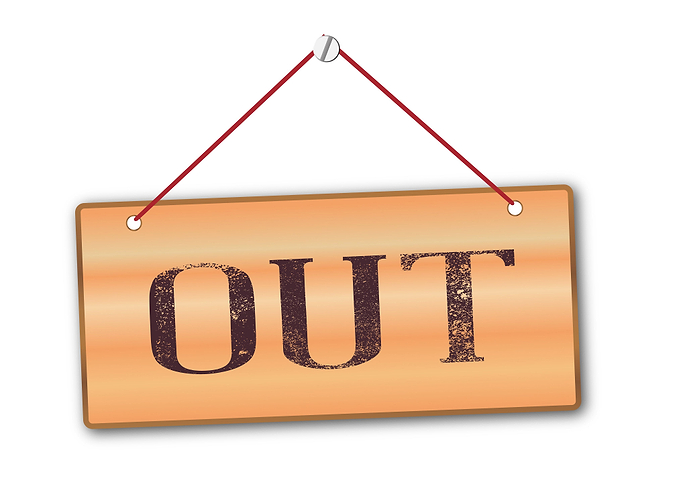 Out Sign