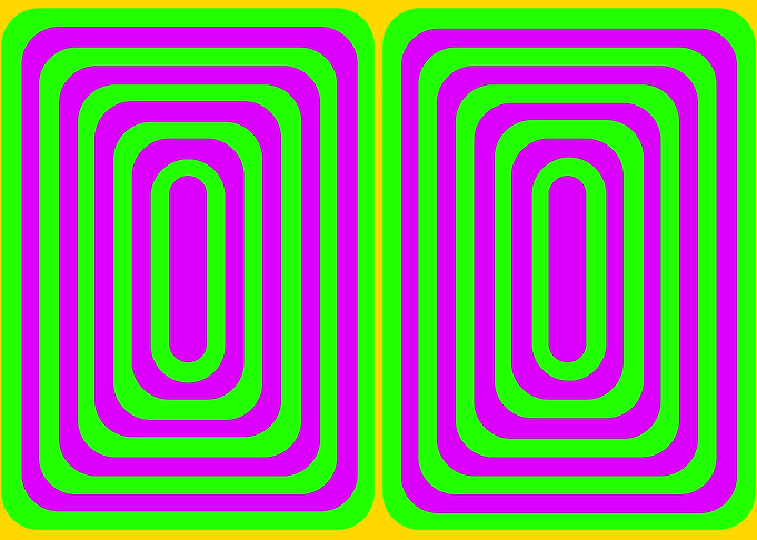 Twin Green Pyramids