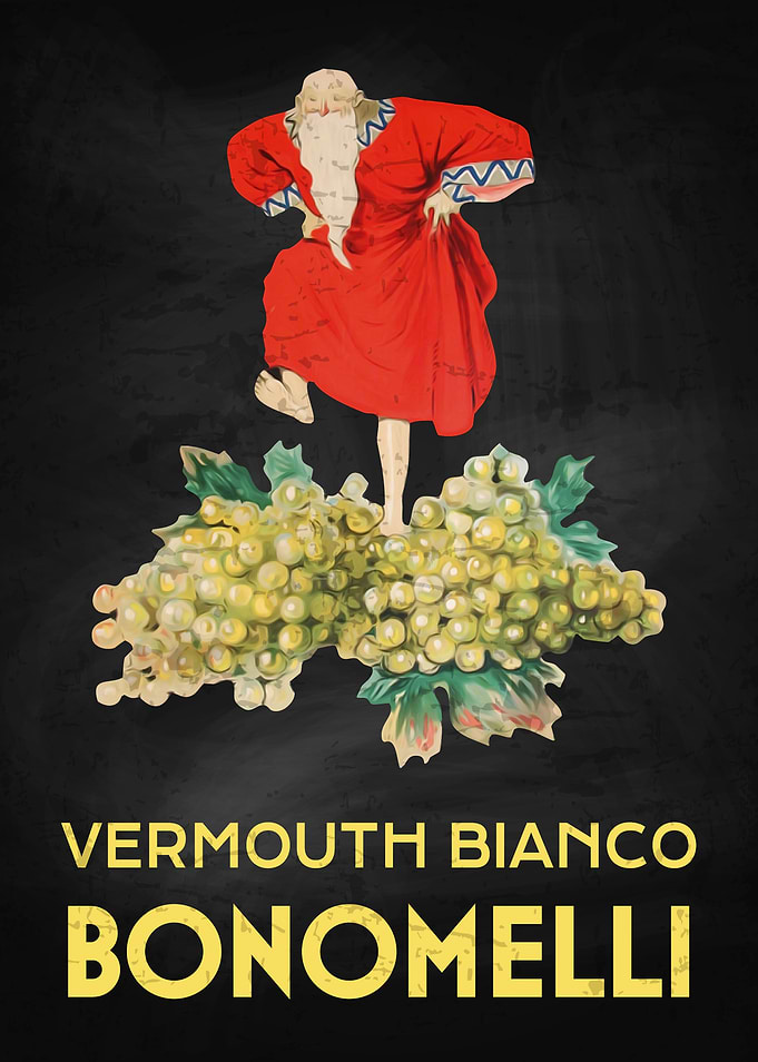 Wine retro poster