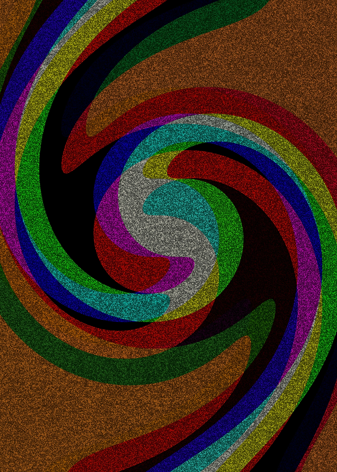 Abstract Glitter Swirls