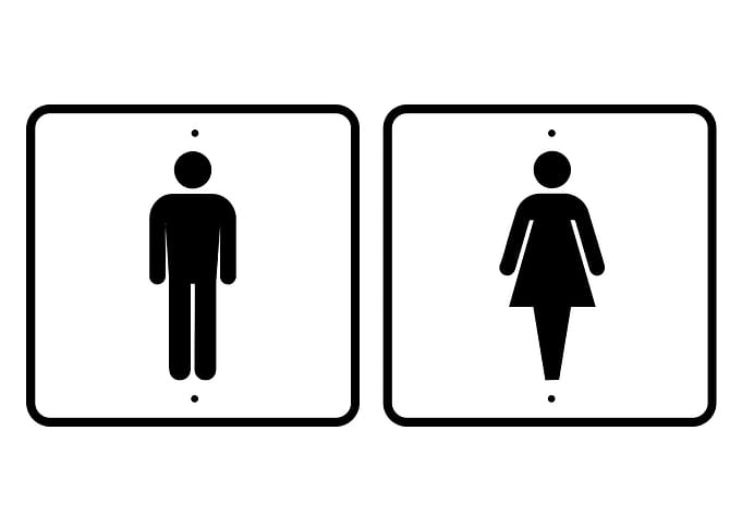 Man Woman Sign