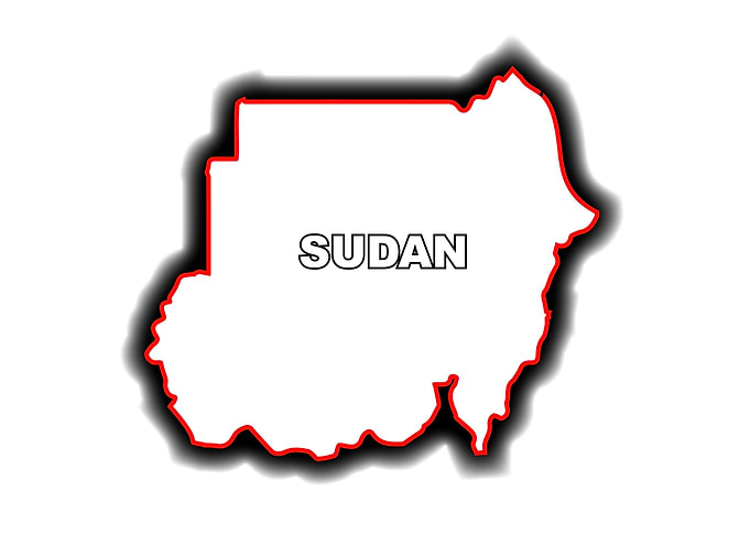 Outline Map of Sudan