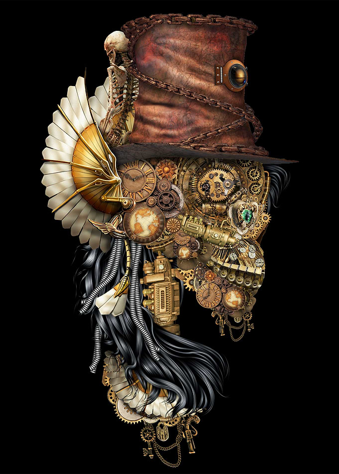 Steampunk Skull II