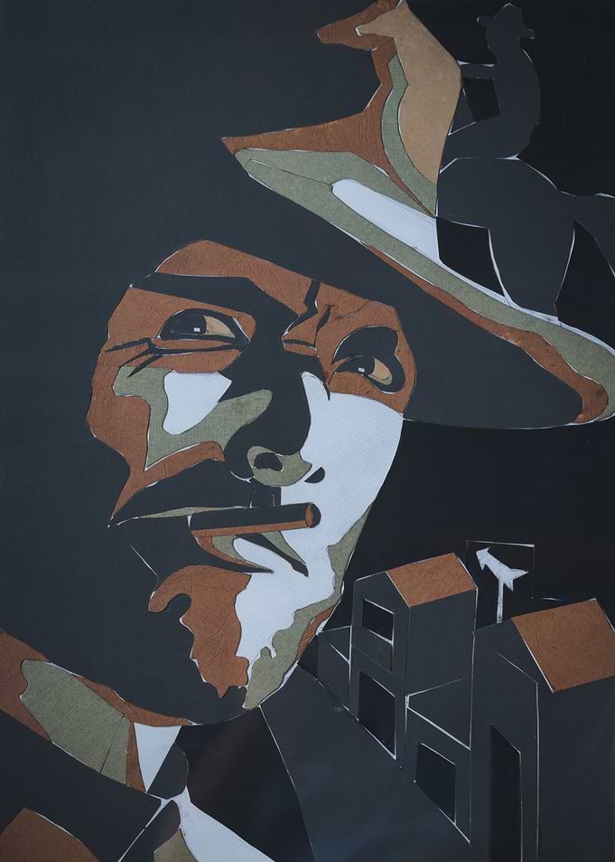 Clint Eastwood portrait