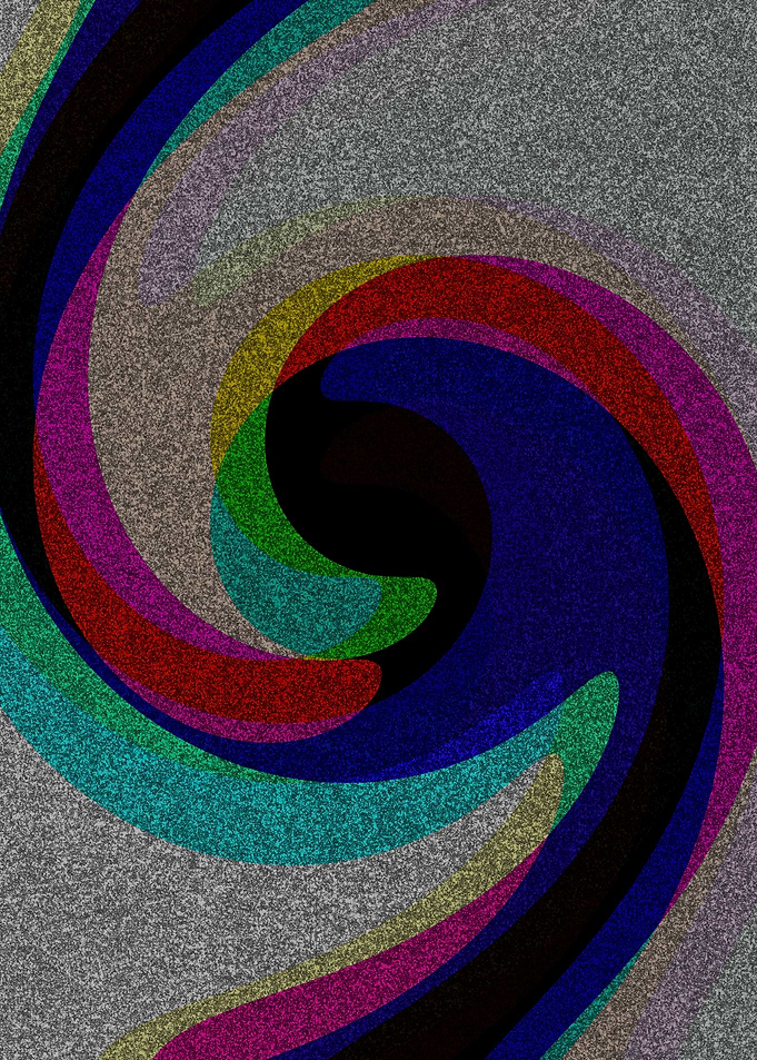 Abstract Glitter Swirls