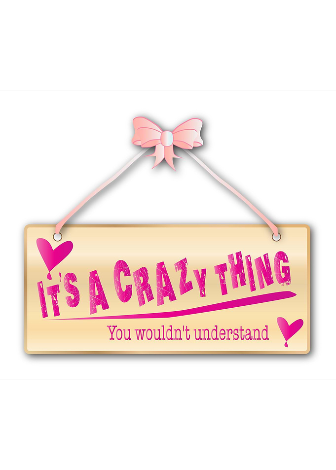Its a Crazy Thing Sign