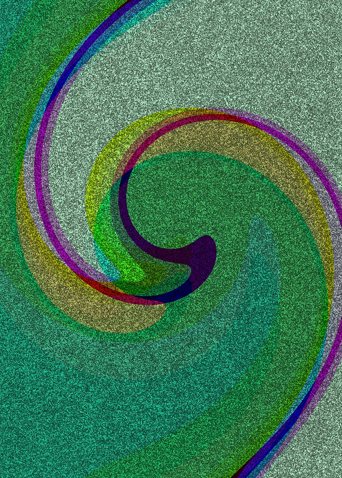 Abstract Glitter Swirls