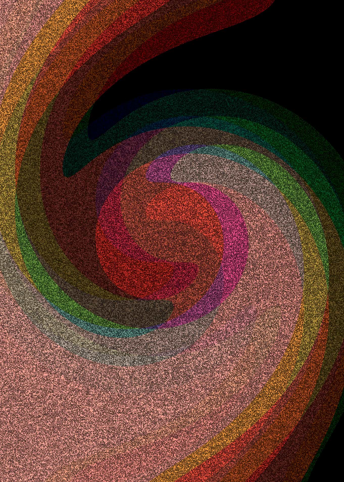 Abstract Glitter Swirls