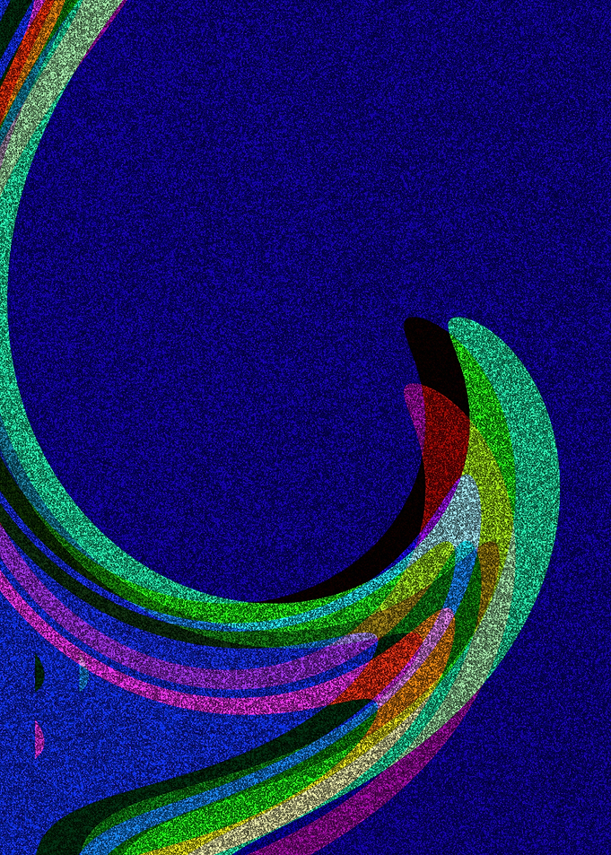 Abstract Glitter Swirls